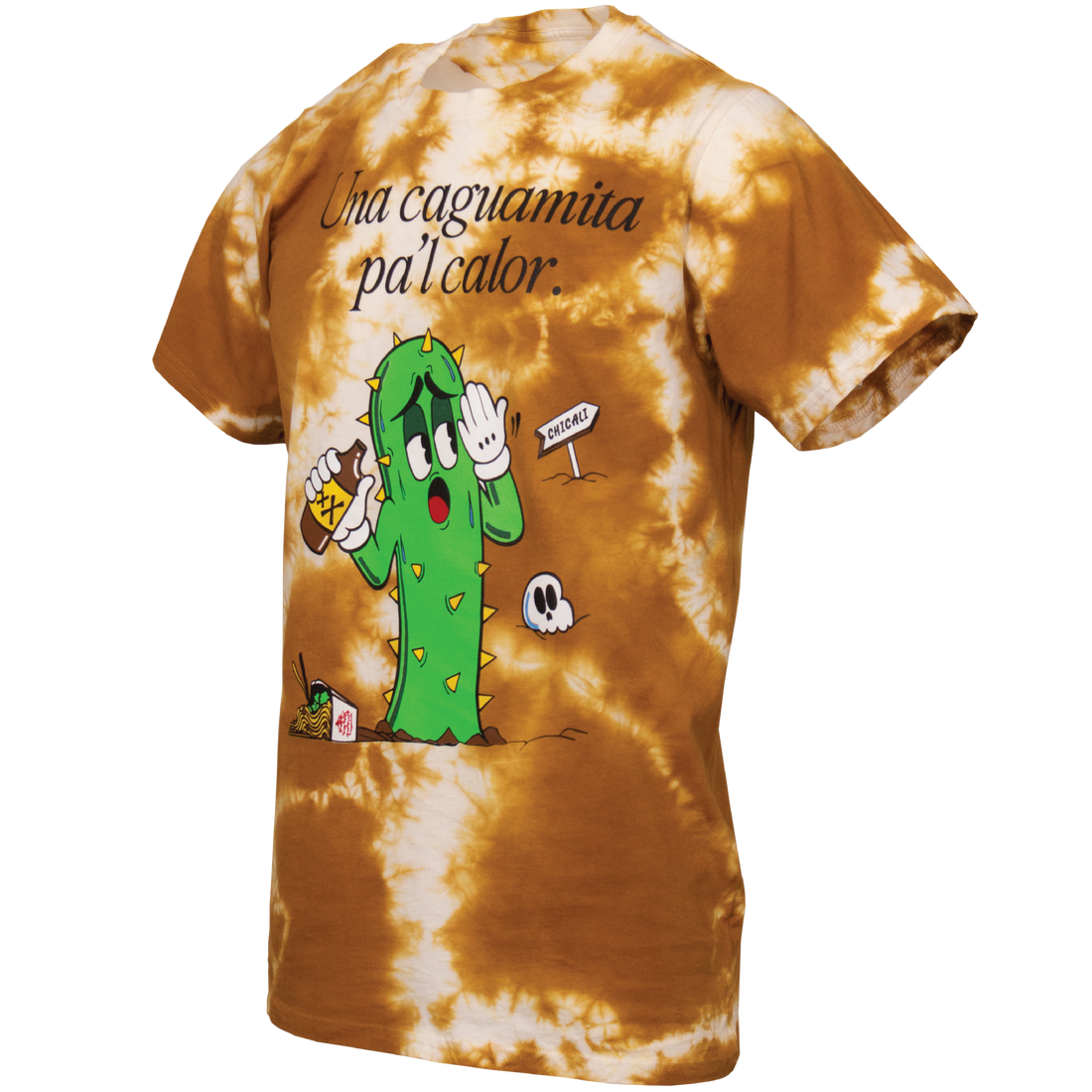 Playera "Una caguamita pa'l calor" Fit
