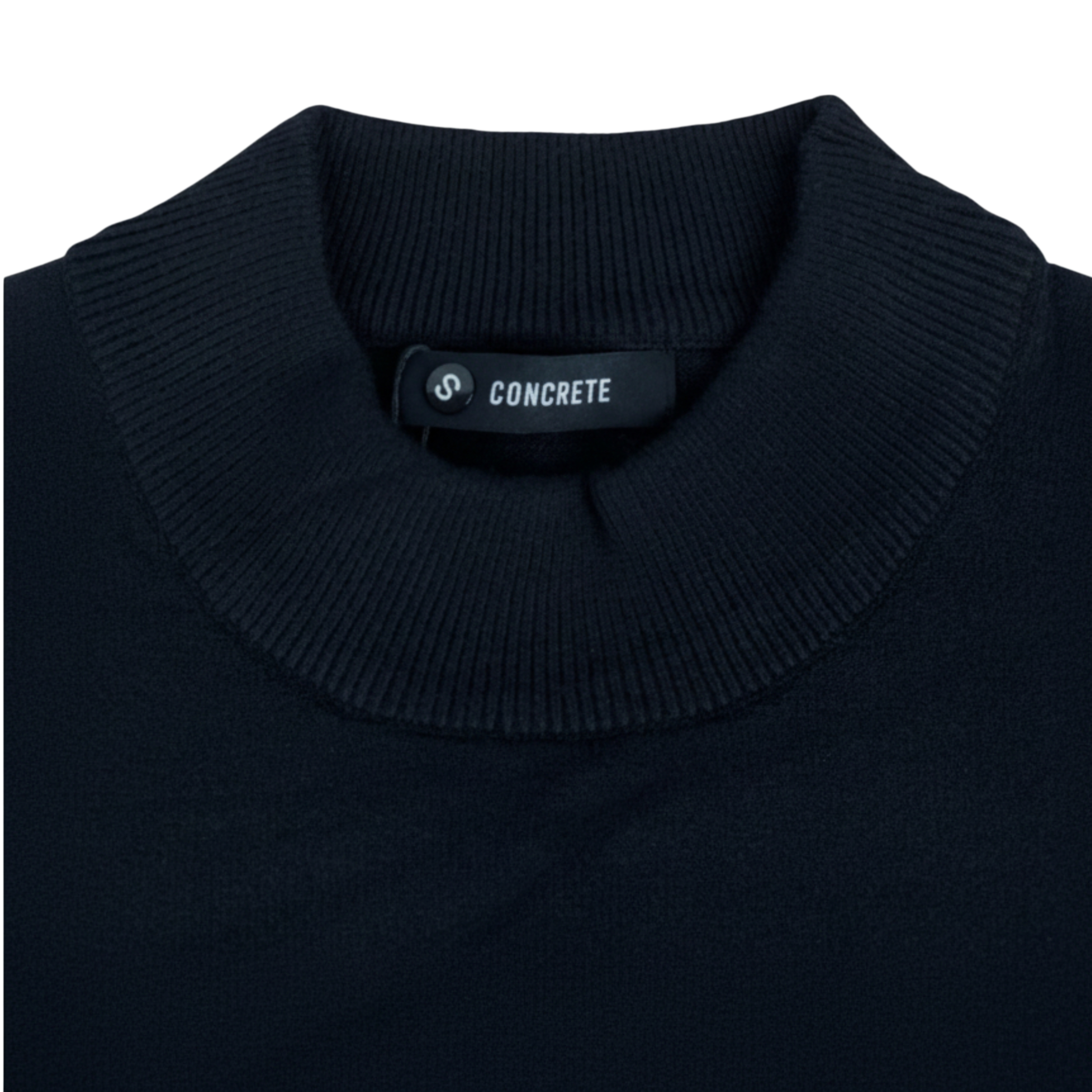 Suéter Cuello Medio Negro