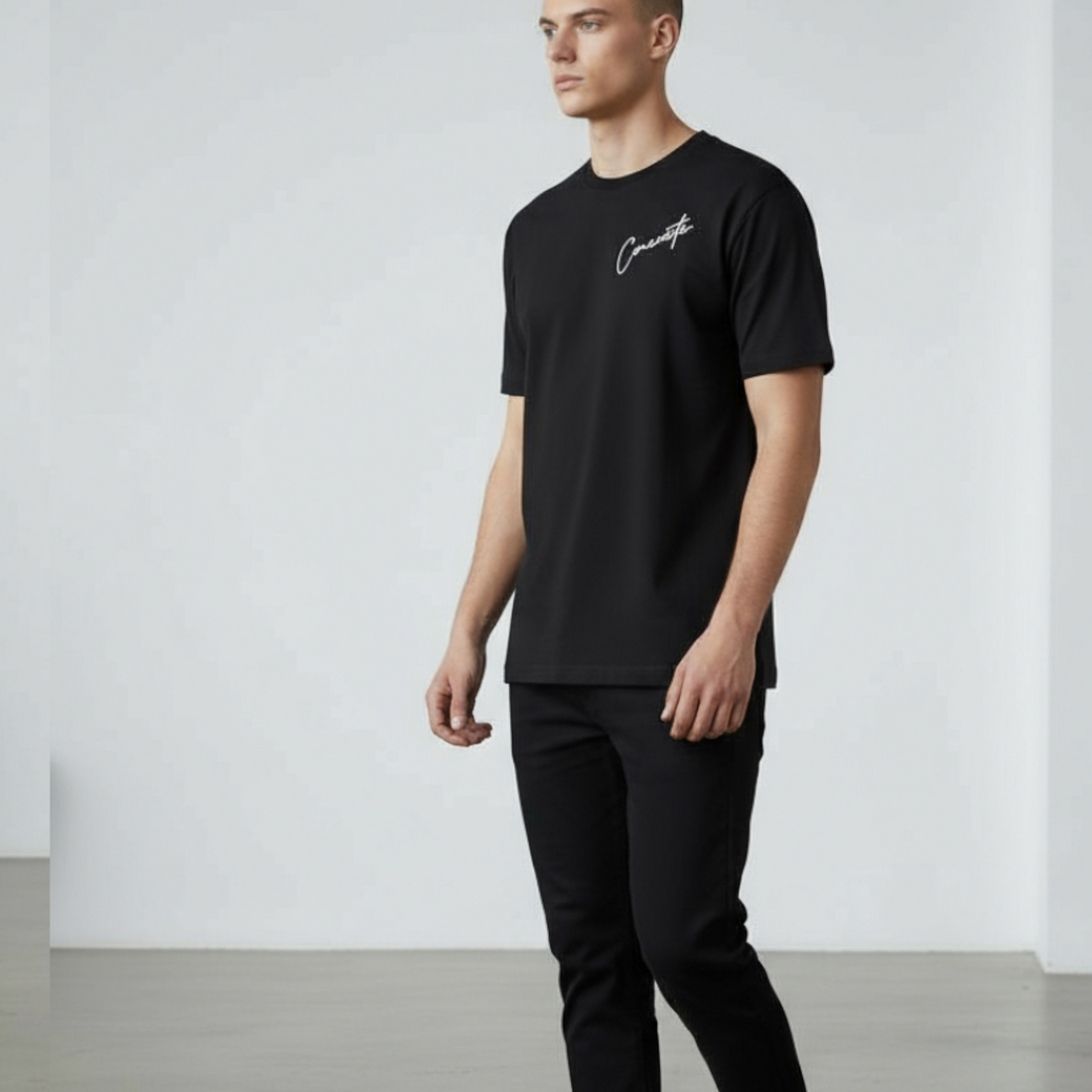 Camiseta Curve Negro 353638