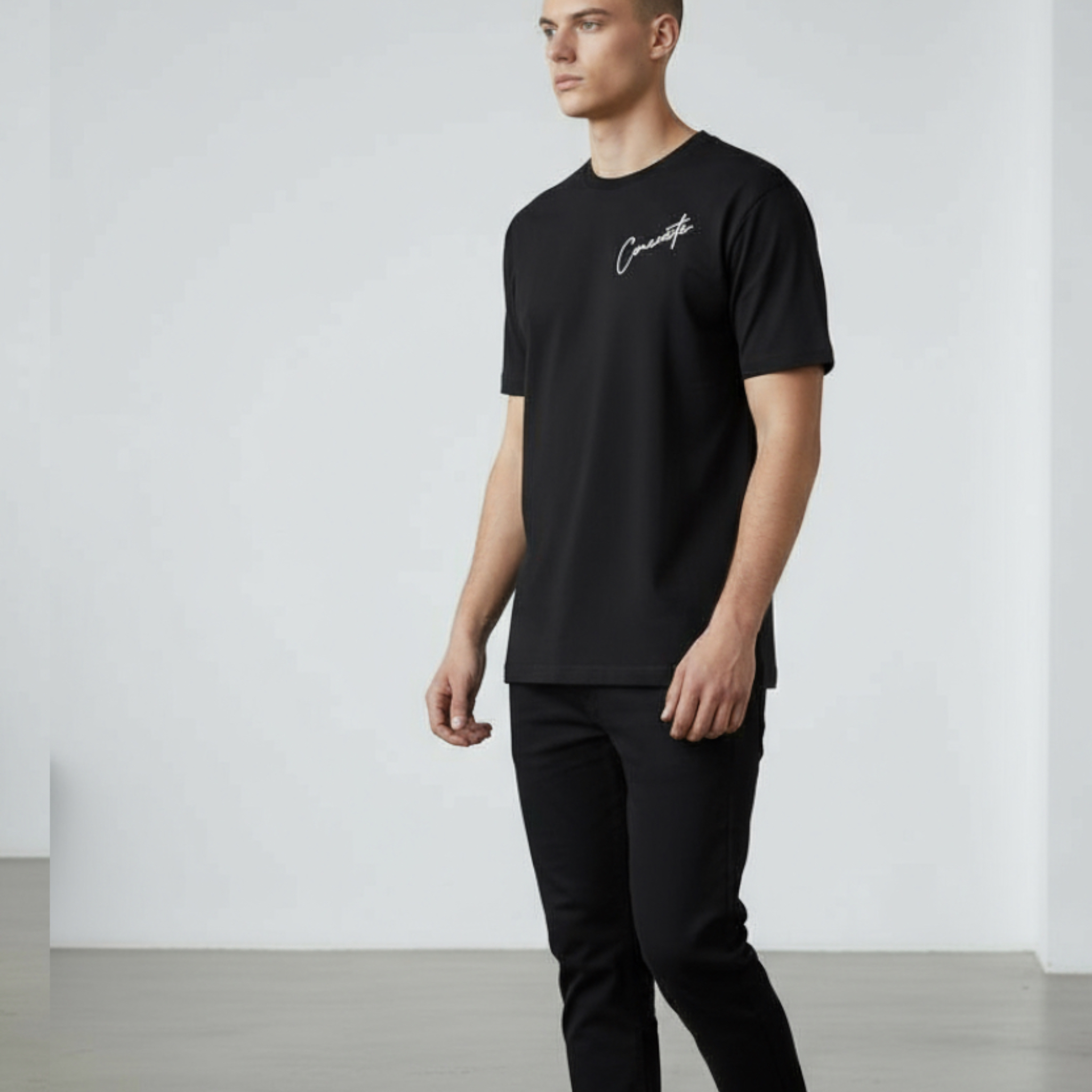 Camiseta Curve Negro 353638