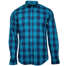 Cargar imagen en el visor de la galería, Camisa SQ Blue &amp; Blk 75
