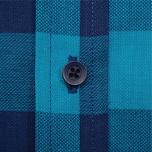 Cargar imagen en el visor de la galería, Camisa SQ Blue &amp; Blk 75
