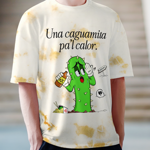 Preventa Diseño "Una caguamita pa'l calor" Playera Relaxed Fit