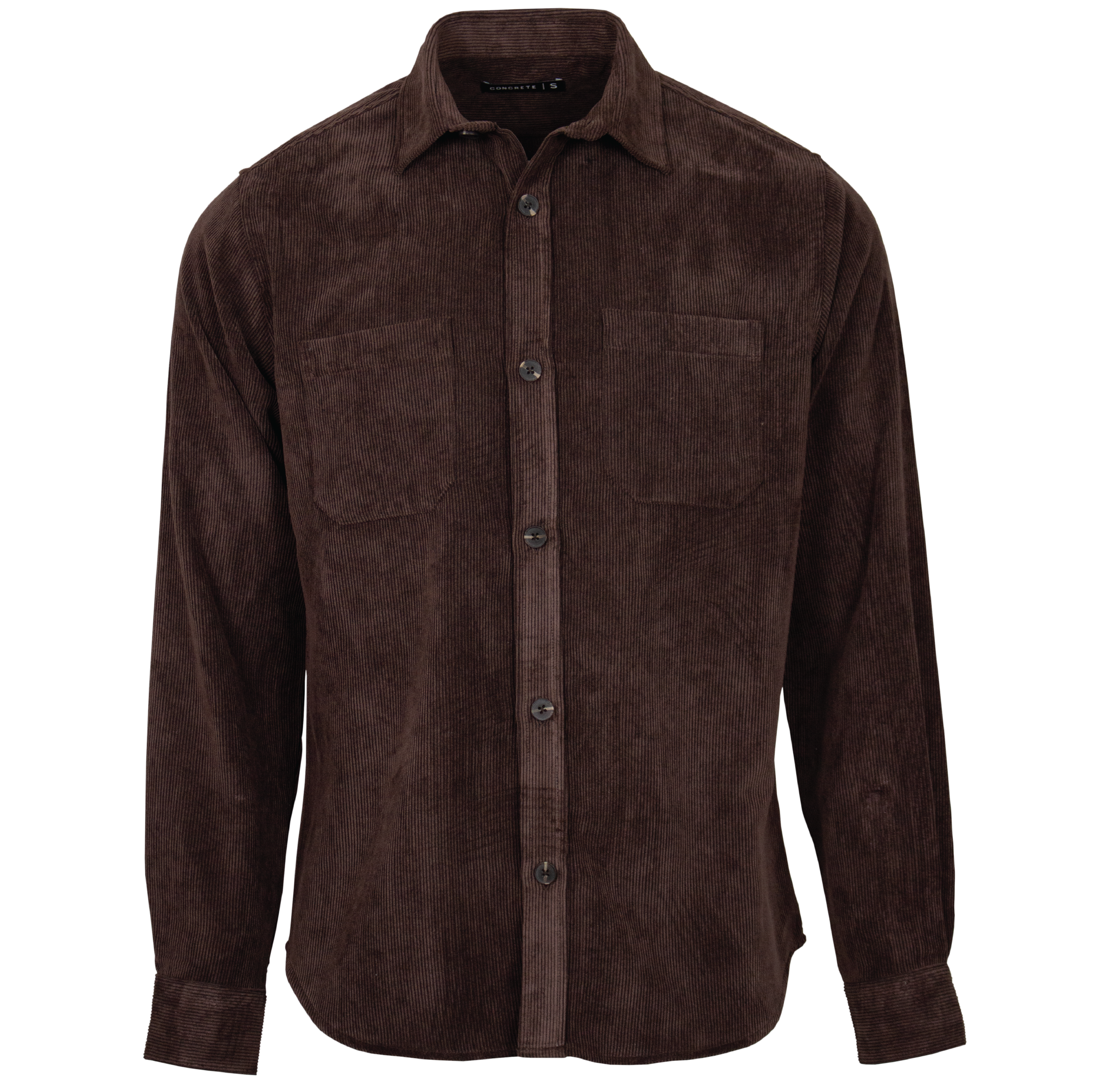 Camisa Terciopelo Cafe