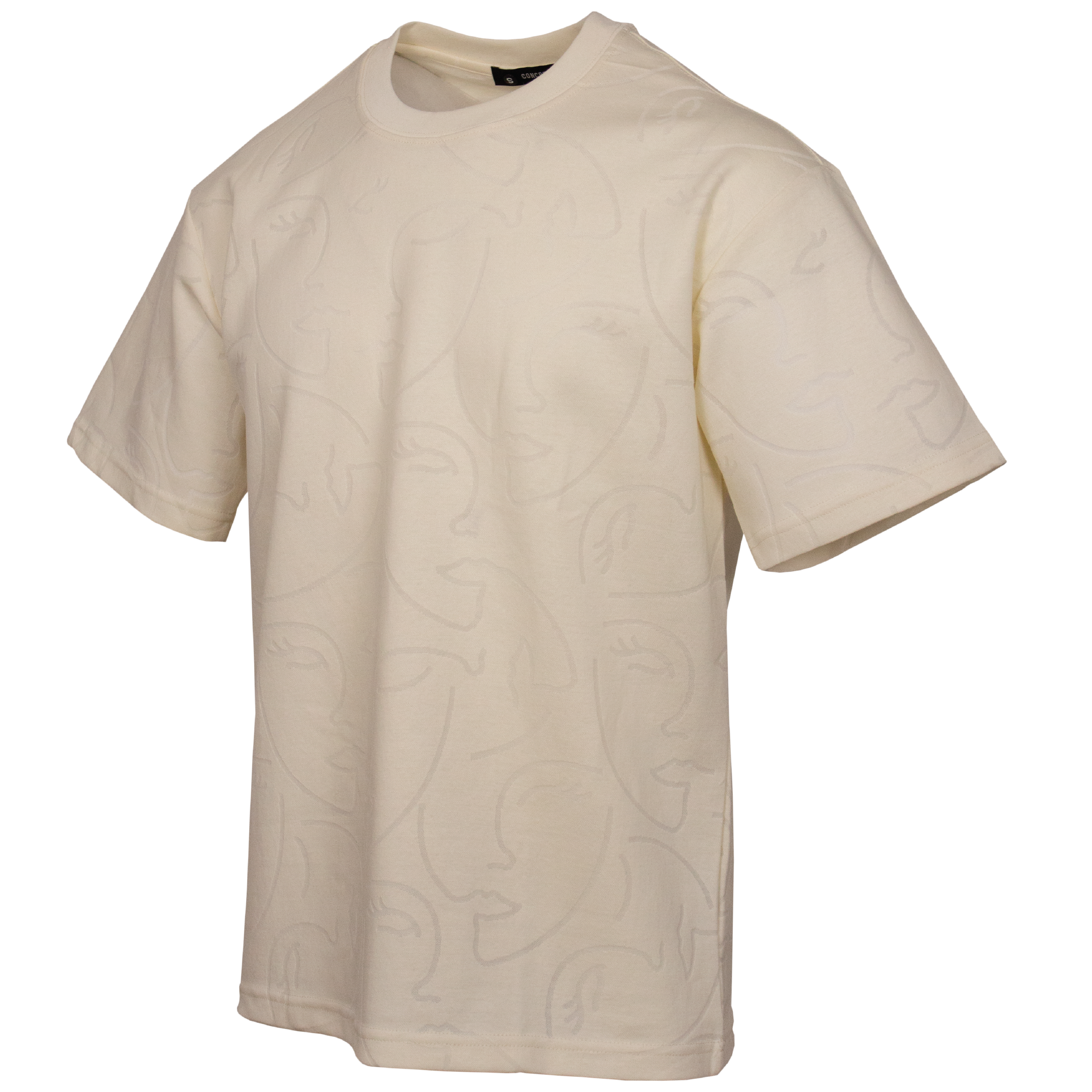 Camiseta Nice Face Beige 378950