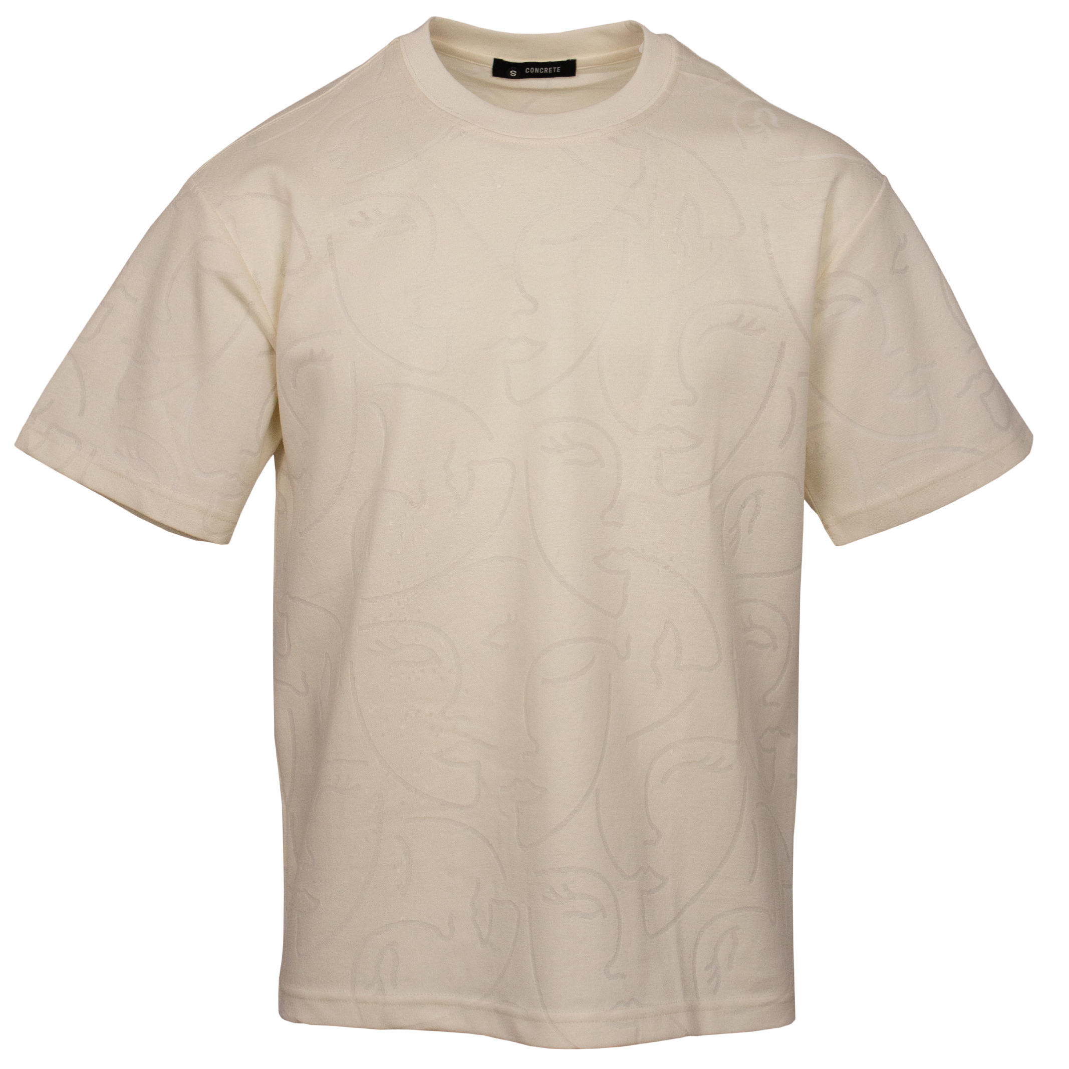 Camiseta Nice Face Beige 378950