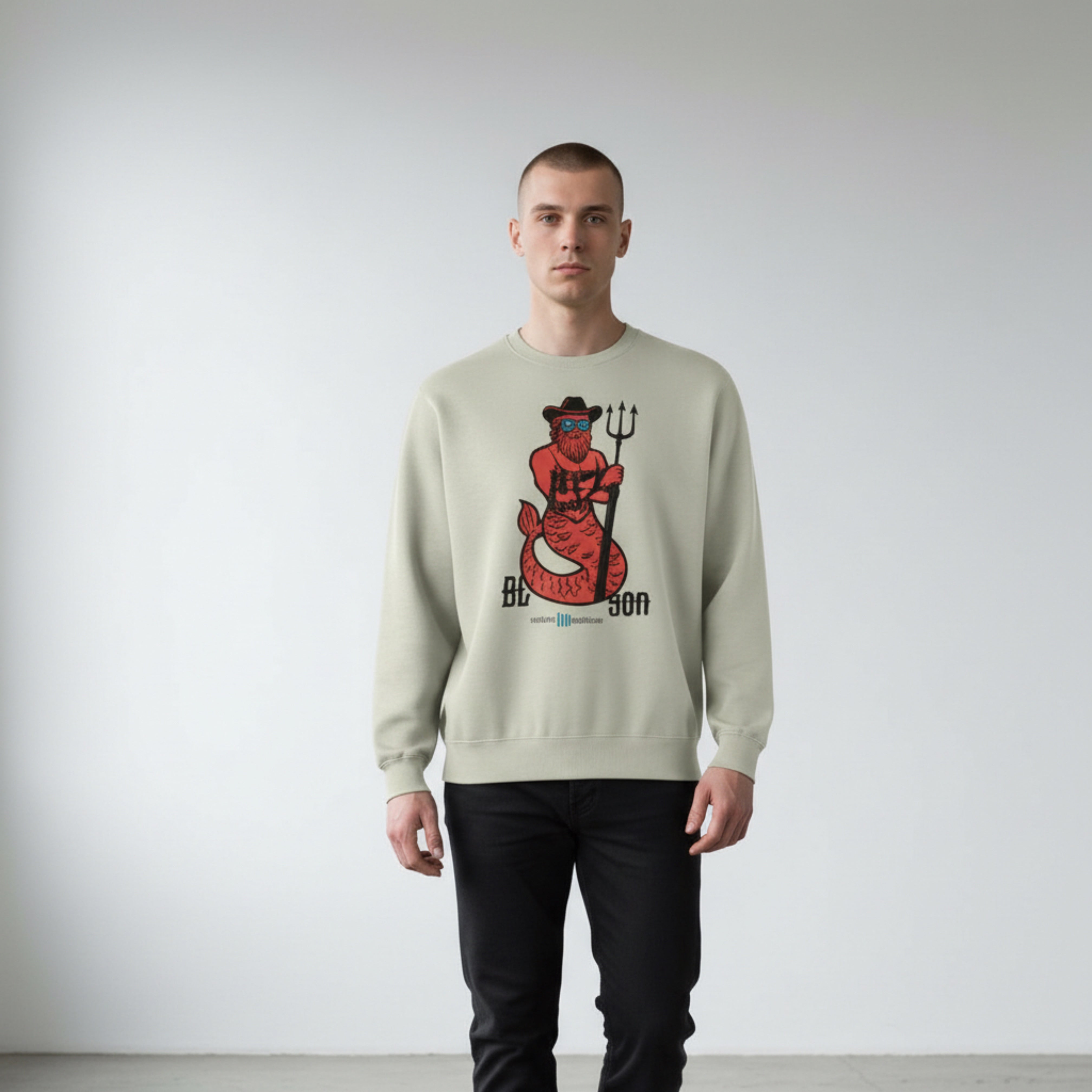 Sudadera Arte Triton Pez 511922