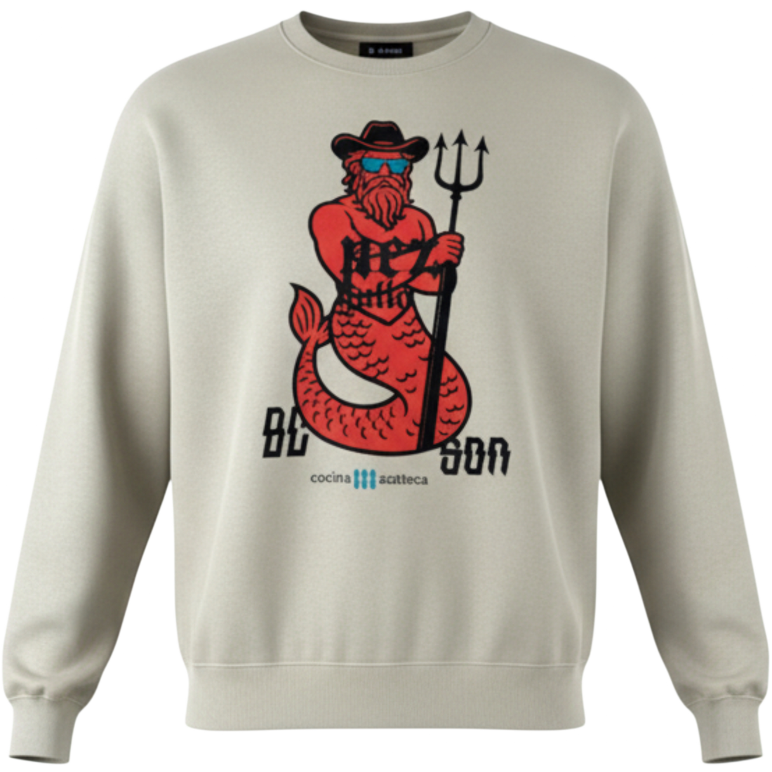 Sudadera Arte Triton Pez 511922