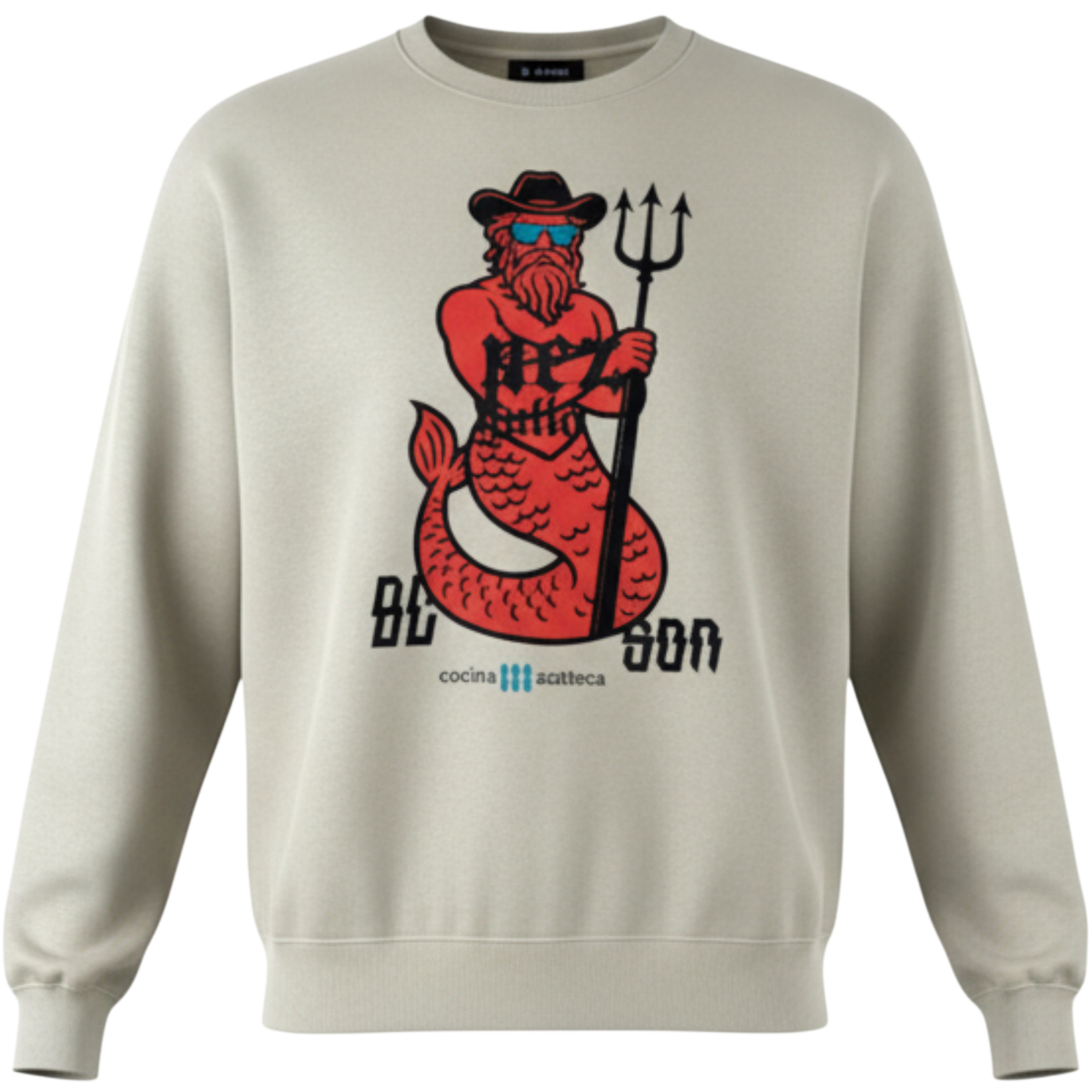 Sudadera Arte Triton Pez 511922