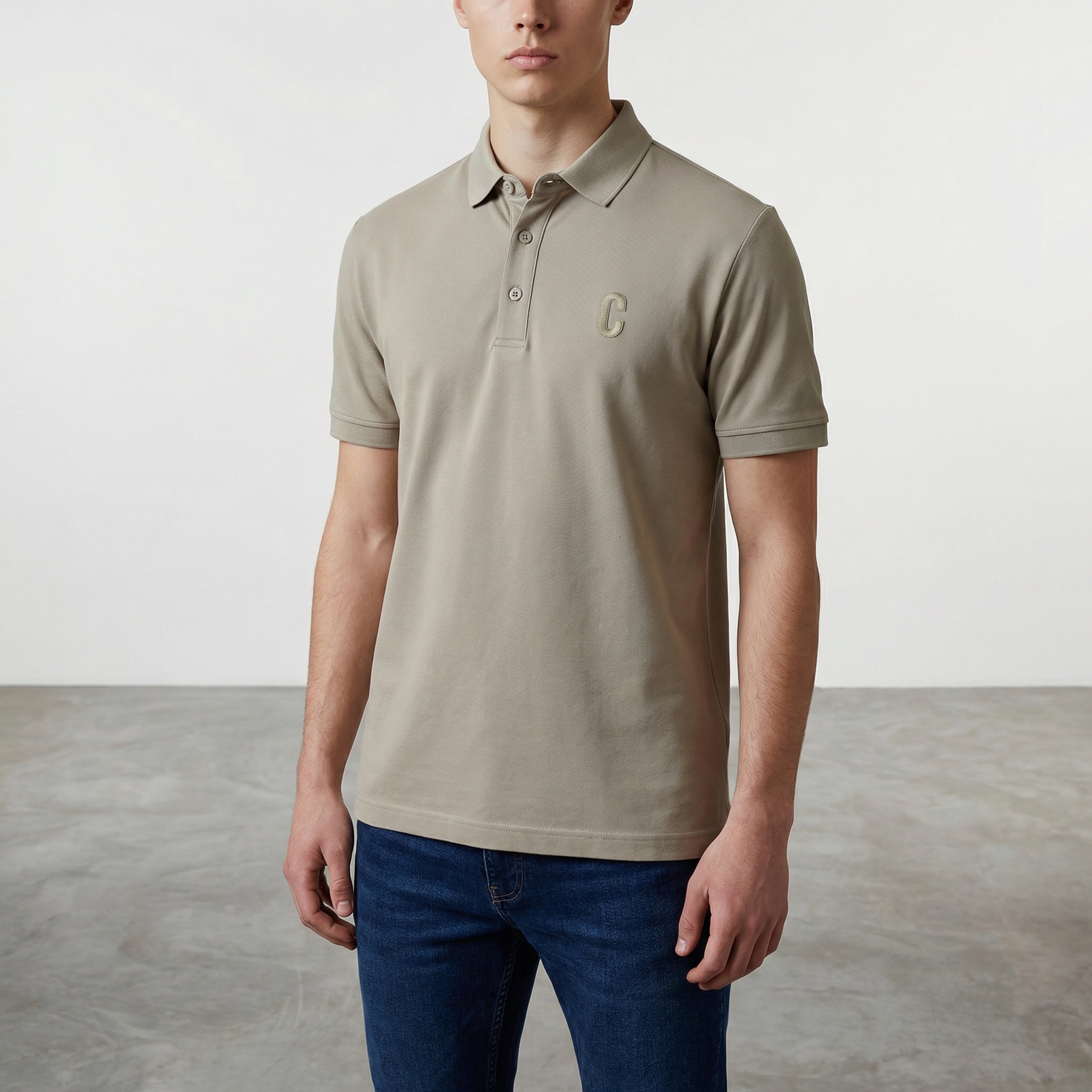 Polo C Basic Khaki 235899
