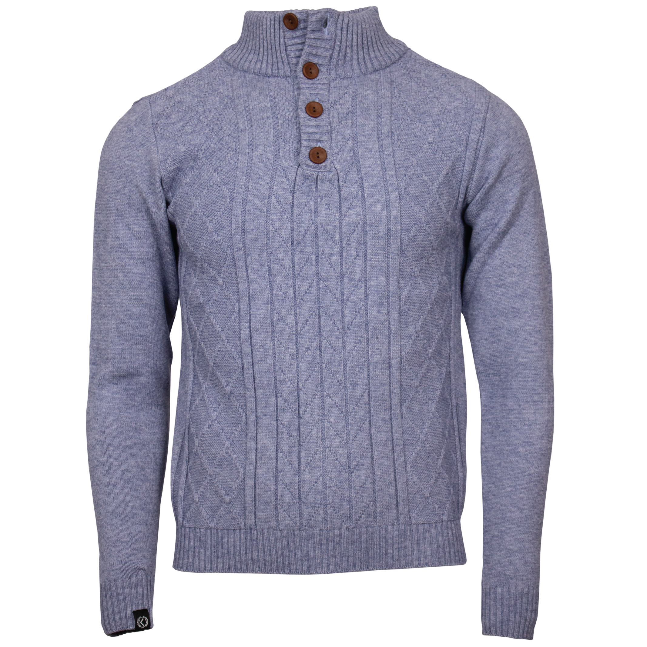 Sueter Full Neck Mezclilla