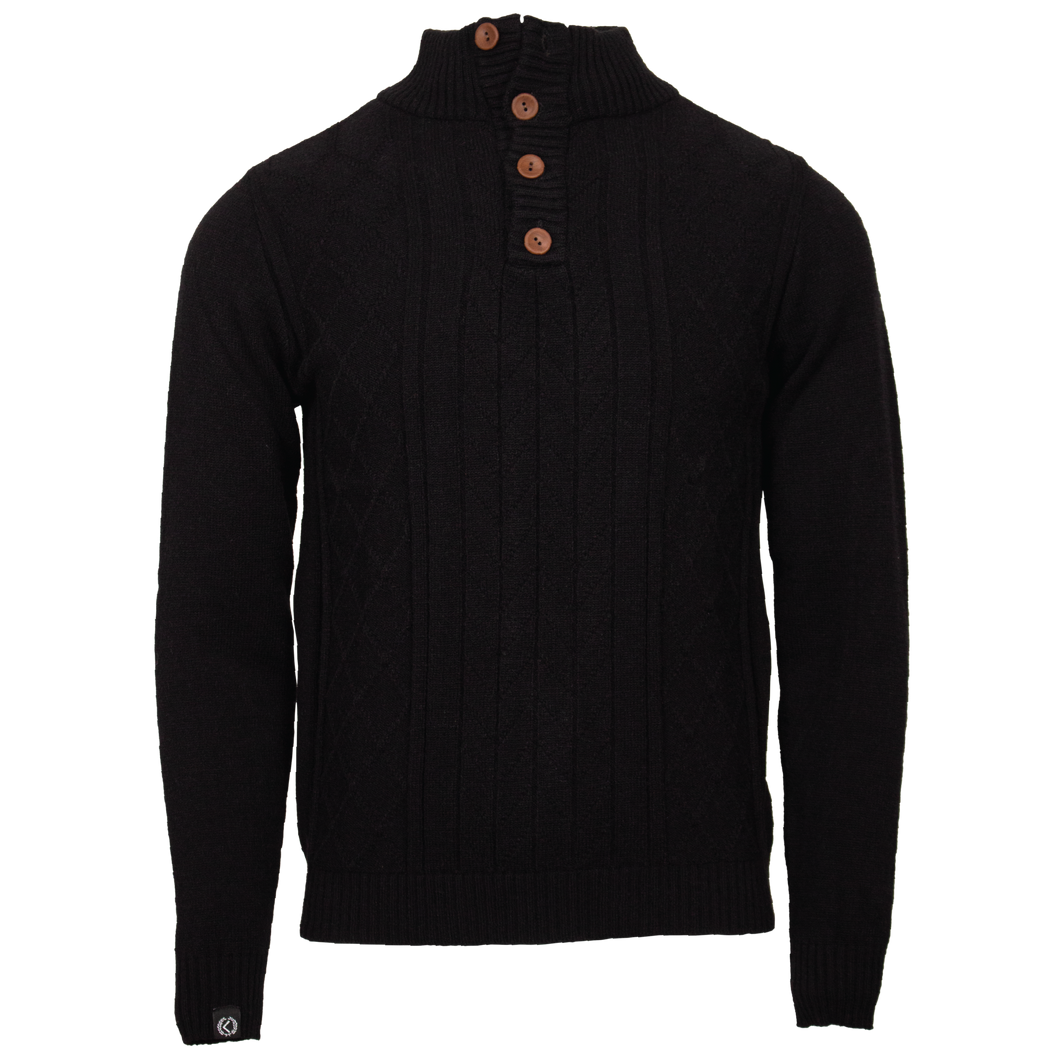 Sueter Full Neck Negro