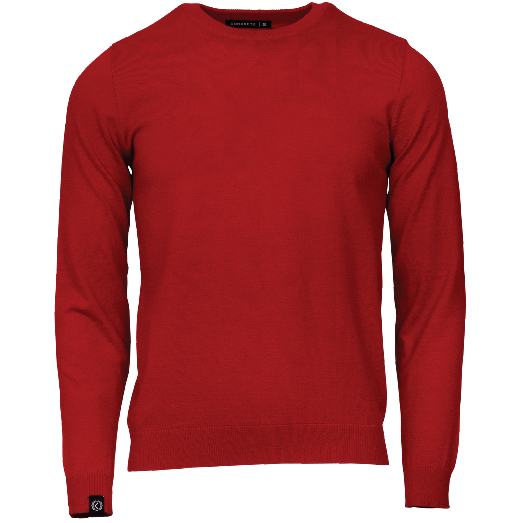 Sueter Round Neck Rojo 24