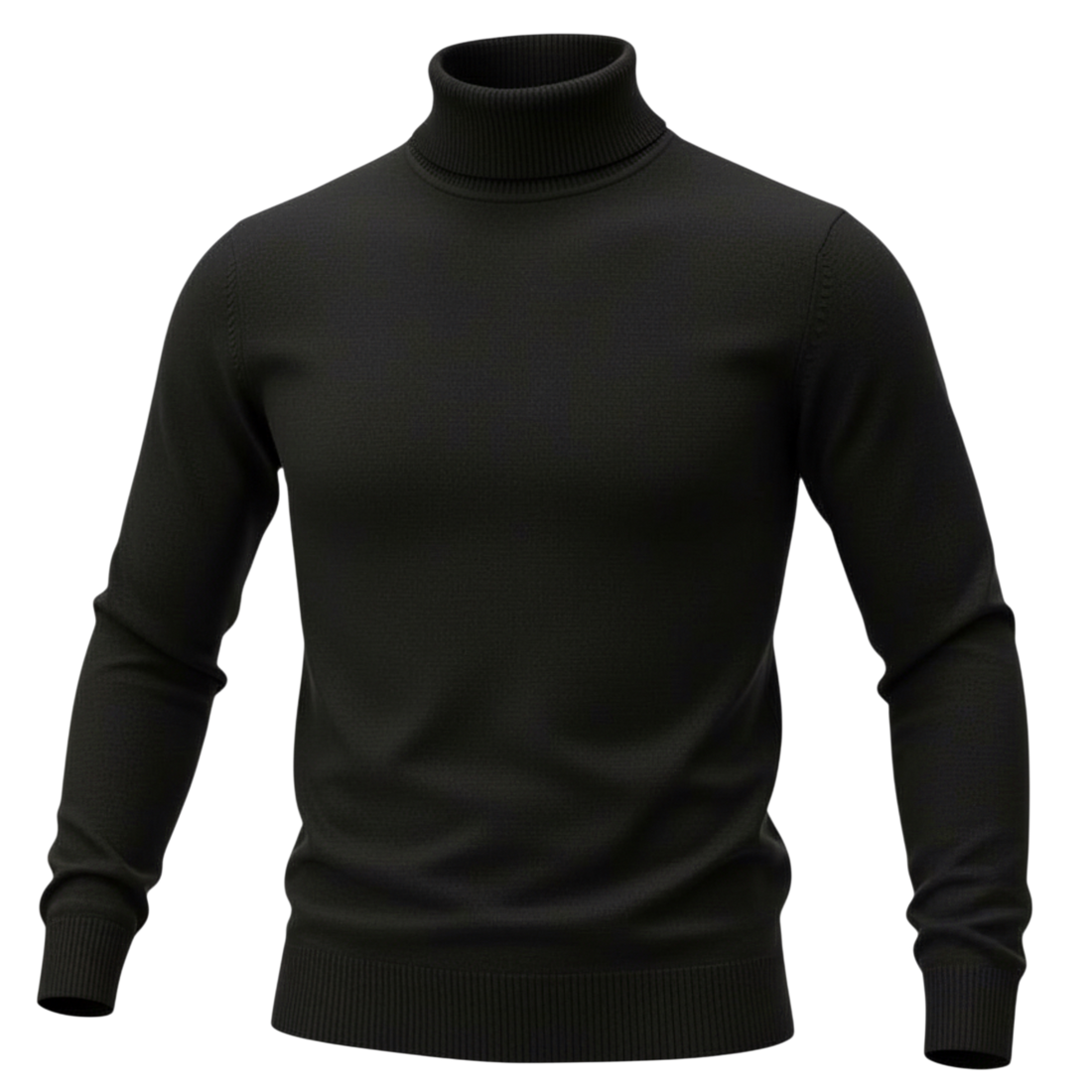 Suéter Cuello Alto Negro