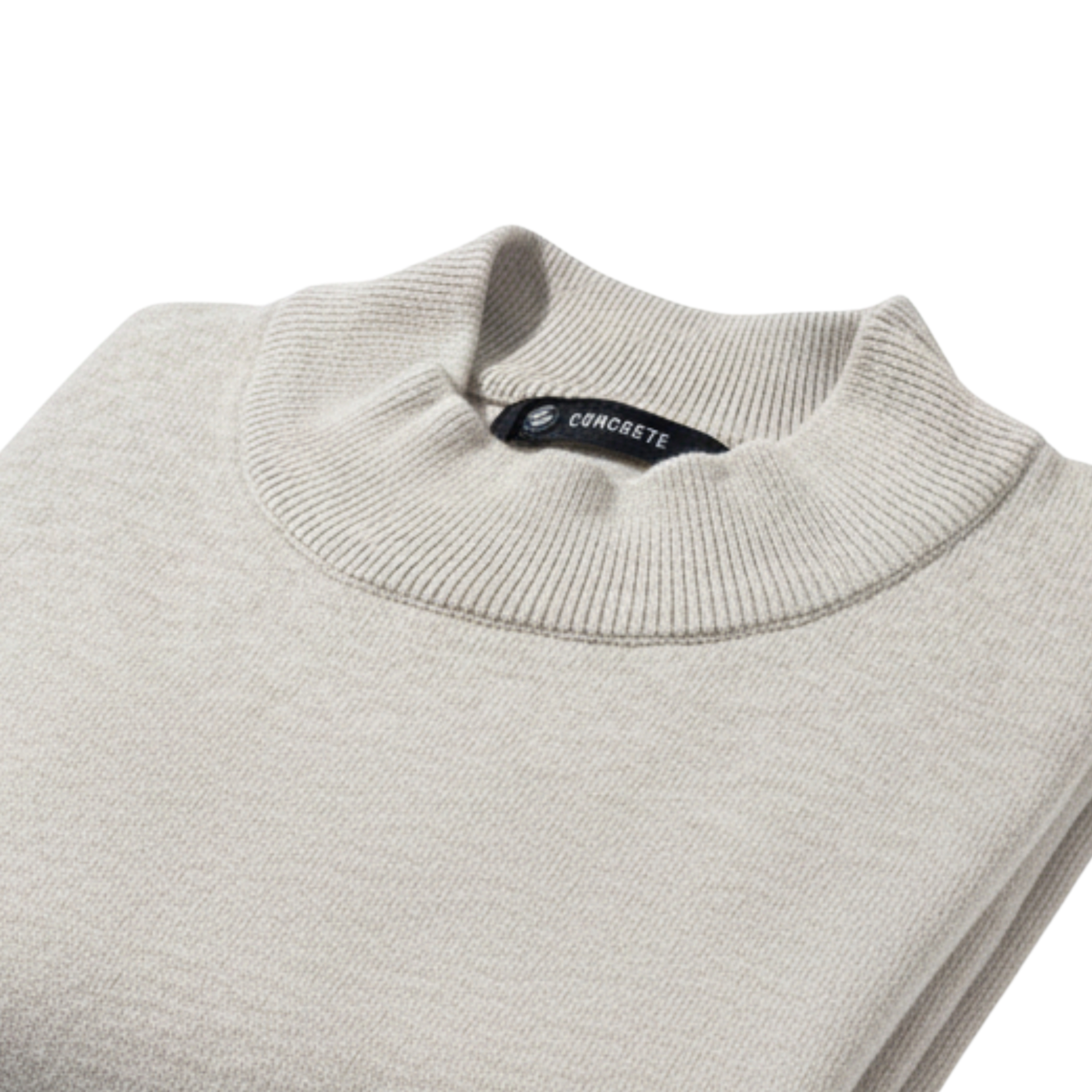 Suéter Cuello Medio Khaki