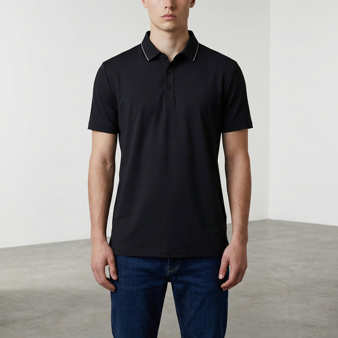 Polo Nice Black 8028