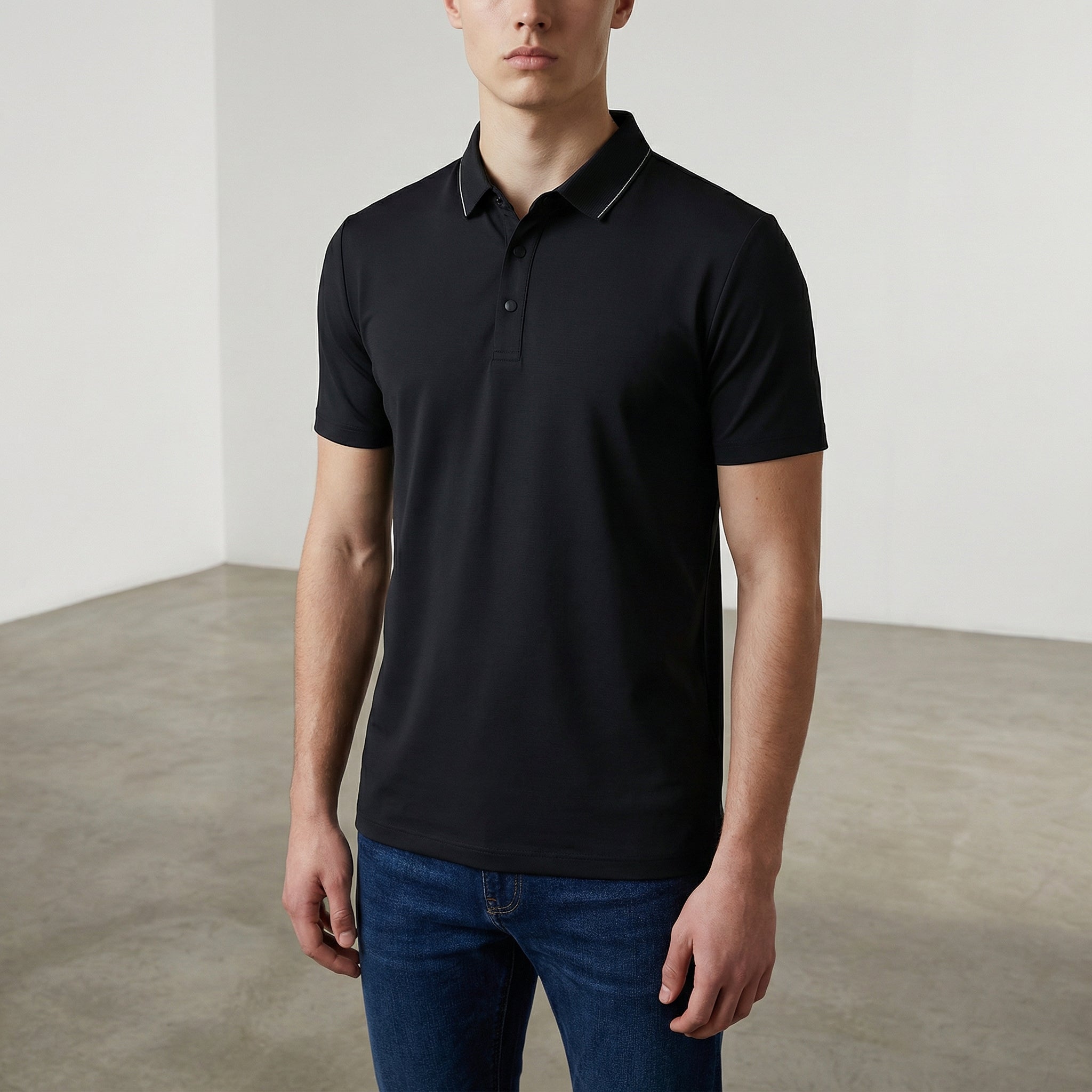 Polo Nice Black 8028