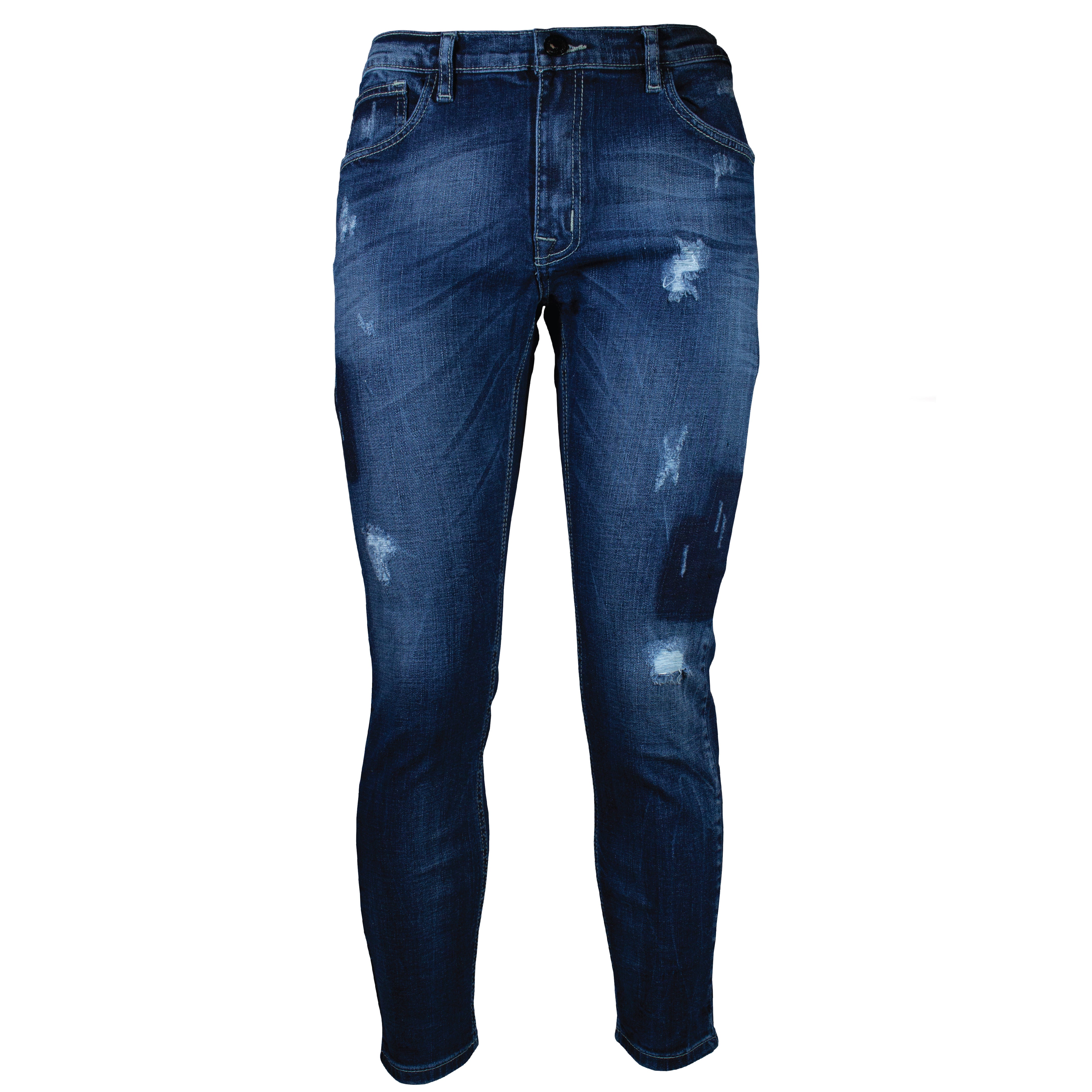 Mezclilla Indigo Cropped 10