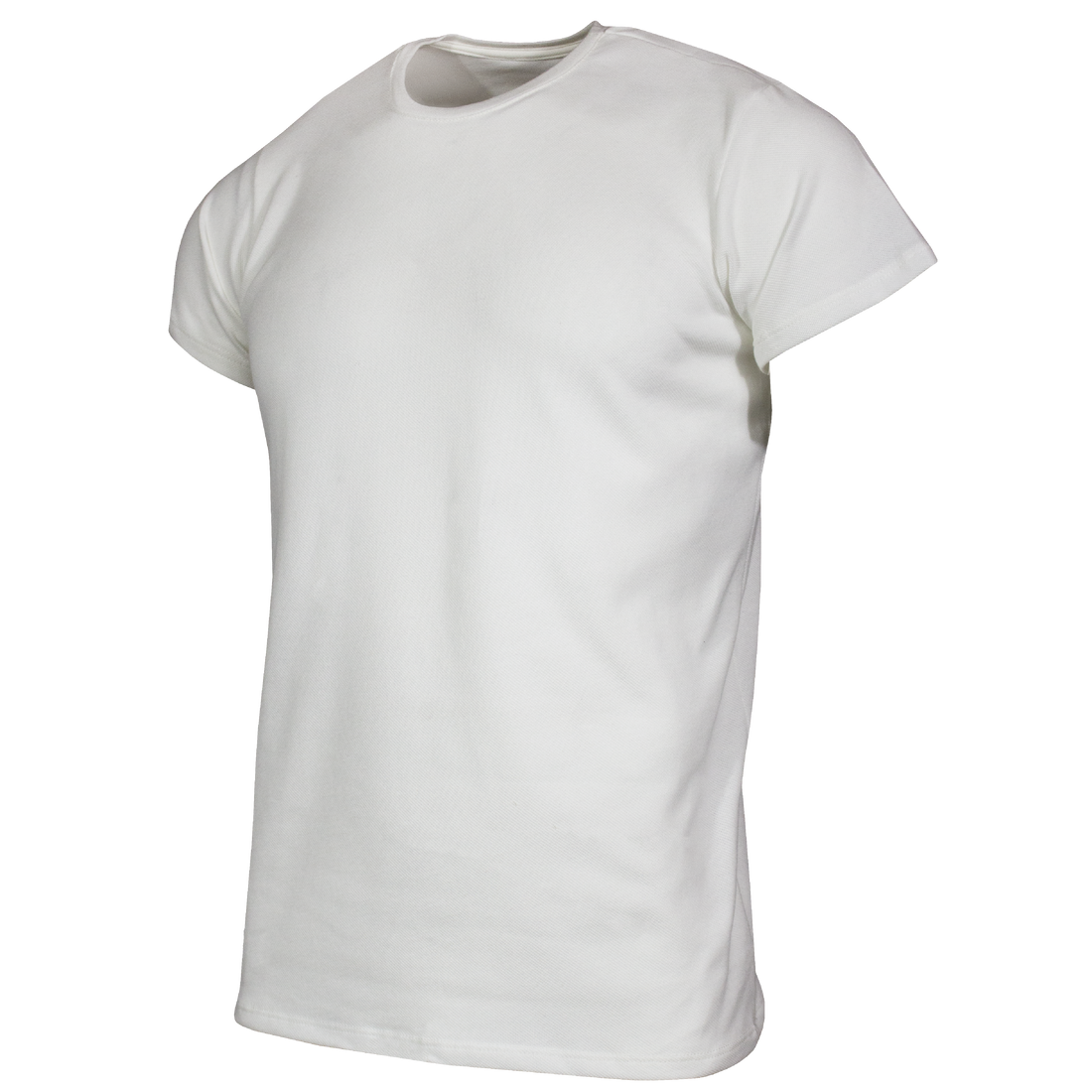 Playera Neck Básica Blanca