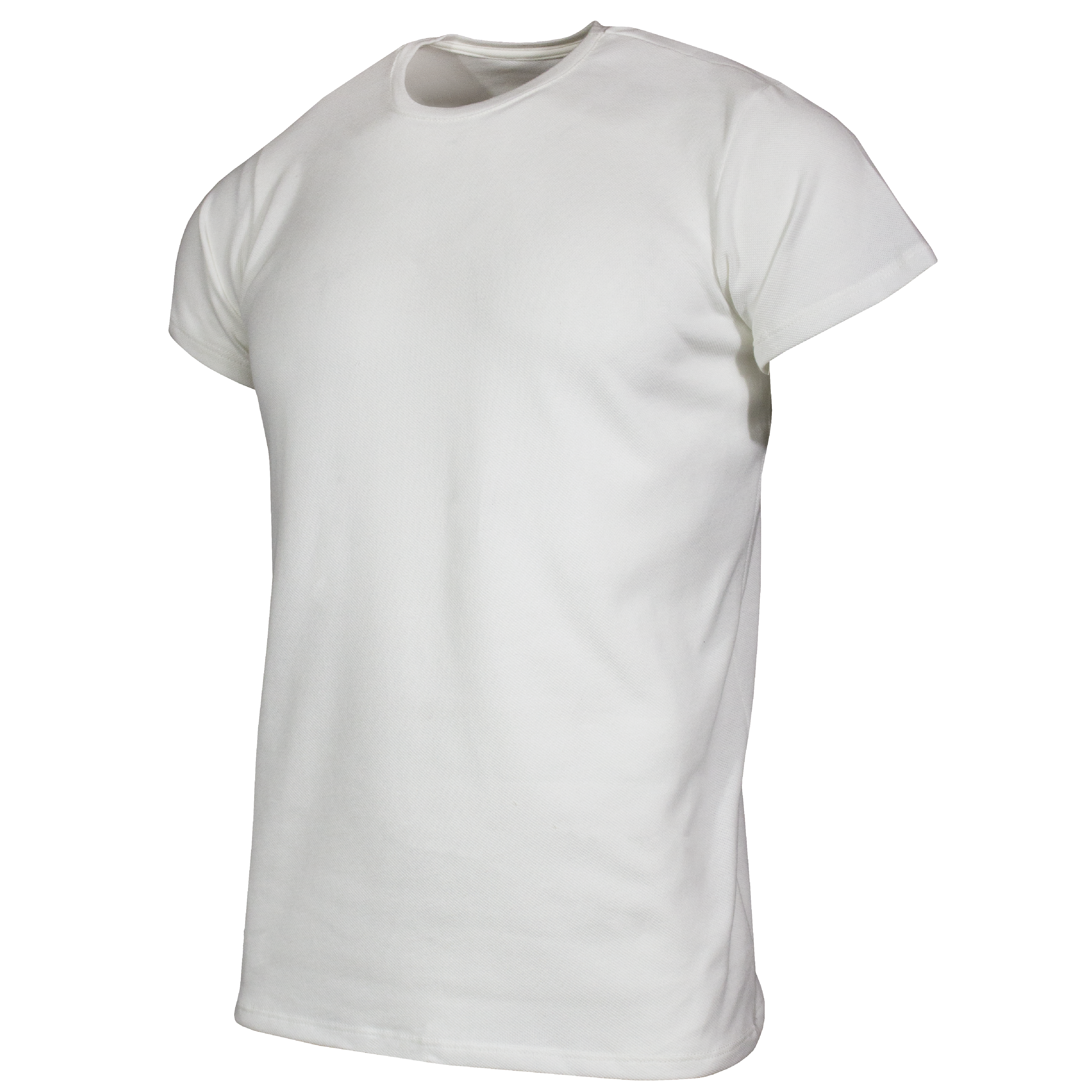 Playera Neck Básica Blanca