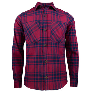 Camisa Franela Red & Navy