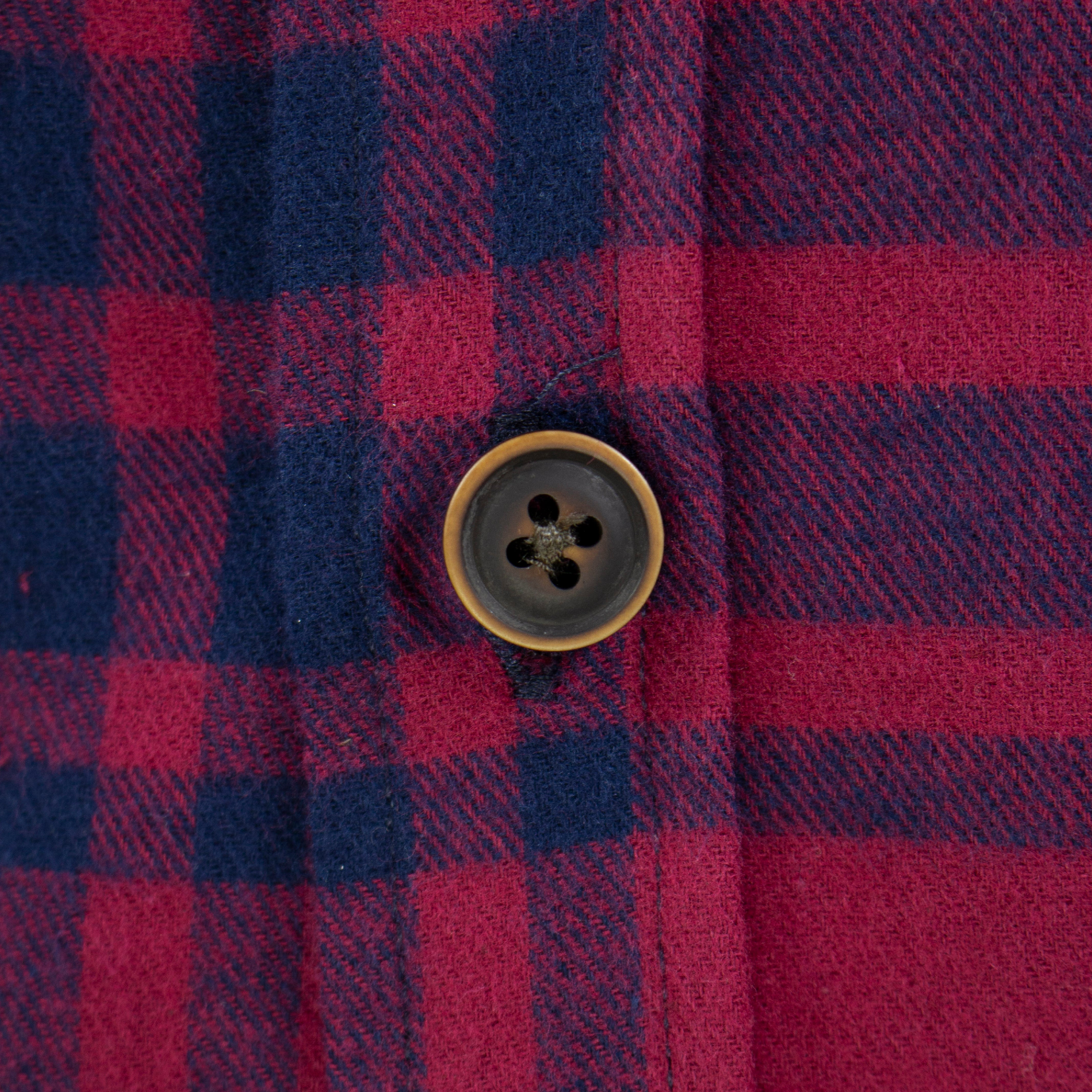 Camisa Franela Red & Navy