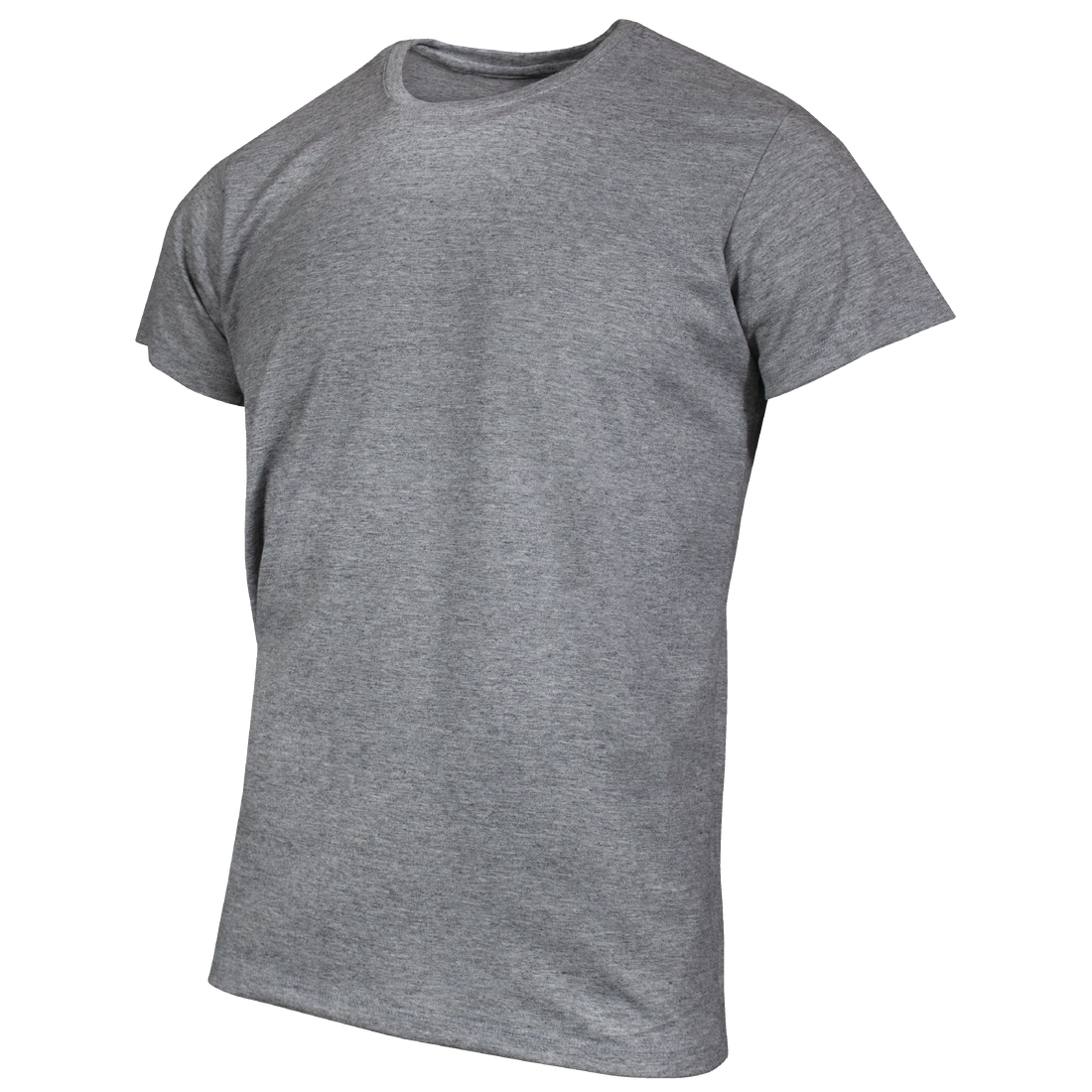 Playera Neck Básica Gris