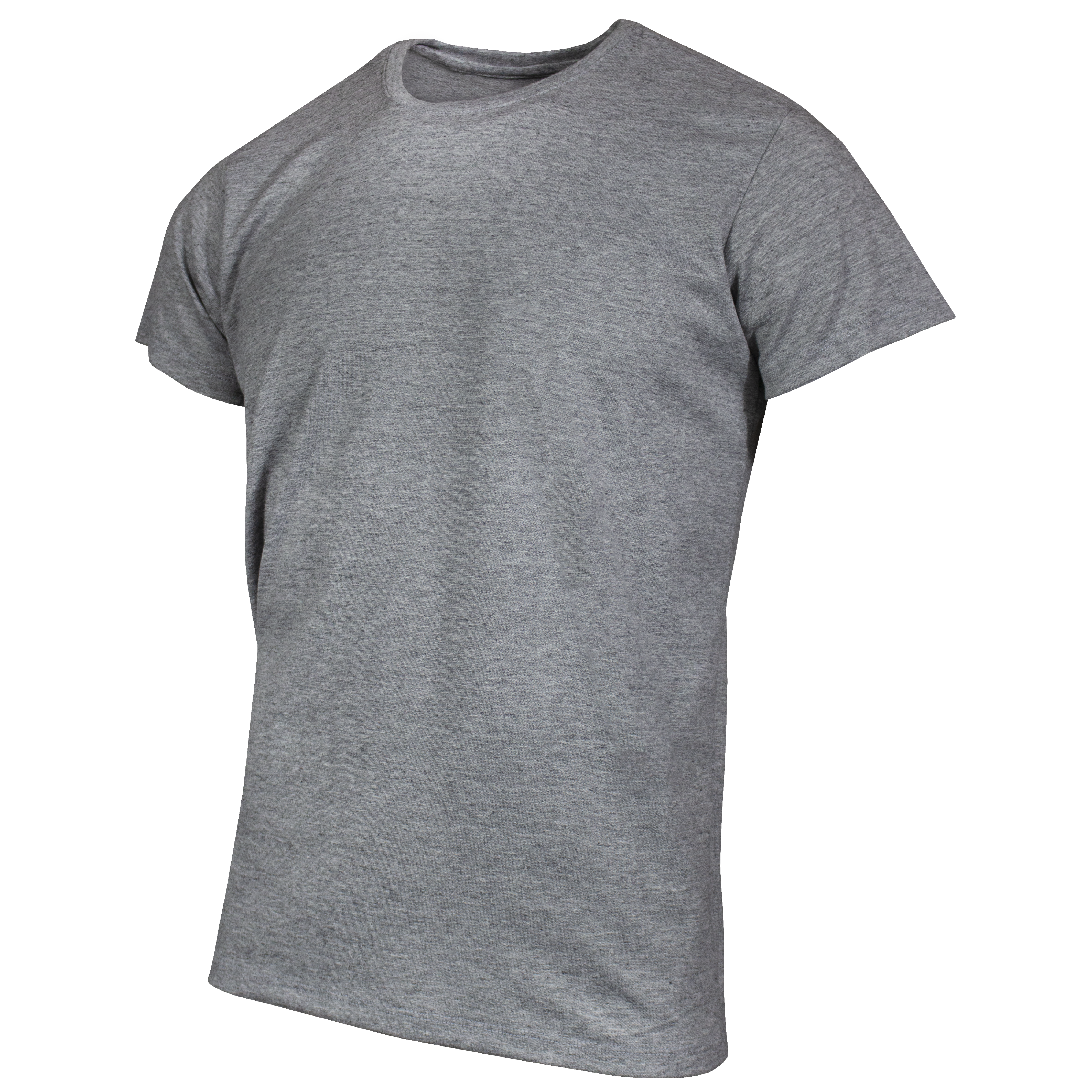 Playera Neck Básica Gris