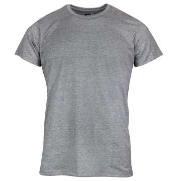 Playera Neck Básica Gris